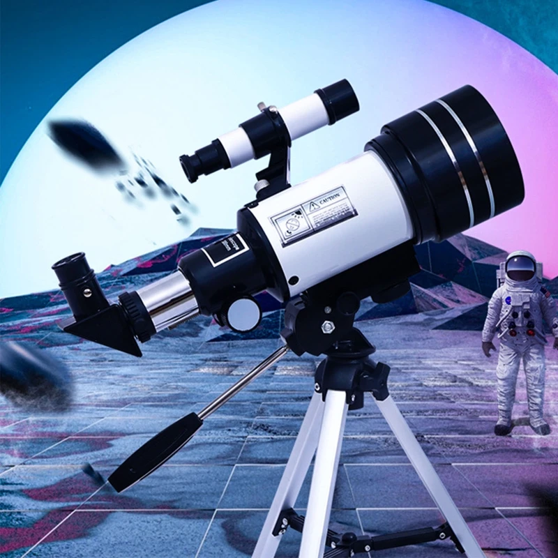 

37MD Refractive Space Astronomical Telescope Monocular Professional 150X Kids Telescope 300mm Focal Length for astronomy