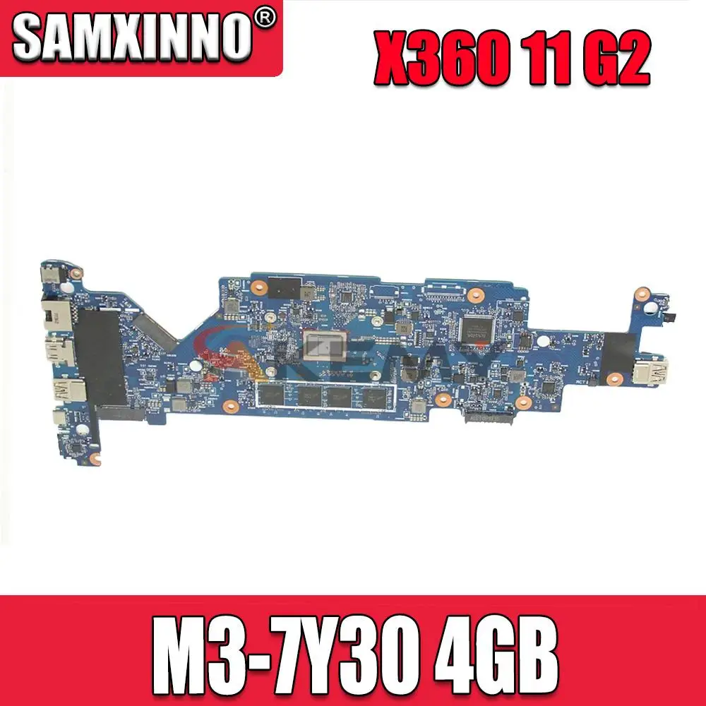 

932687-601 932687-001 HP X360 11 G2 motherboard M3 7Y30 4GB 6050A2908801-MB-A02 Laptop Mainboard 100% working 100%