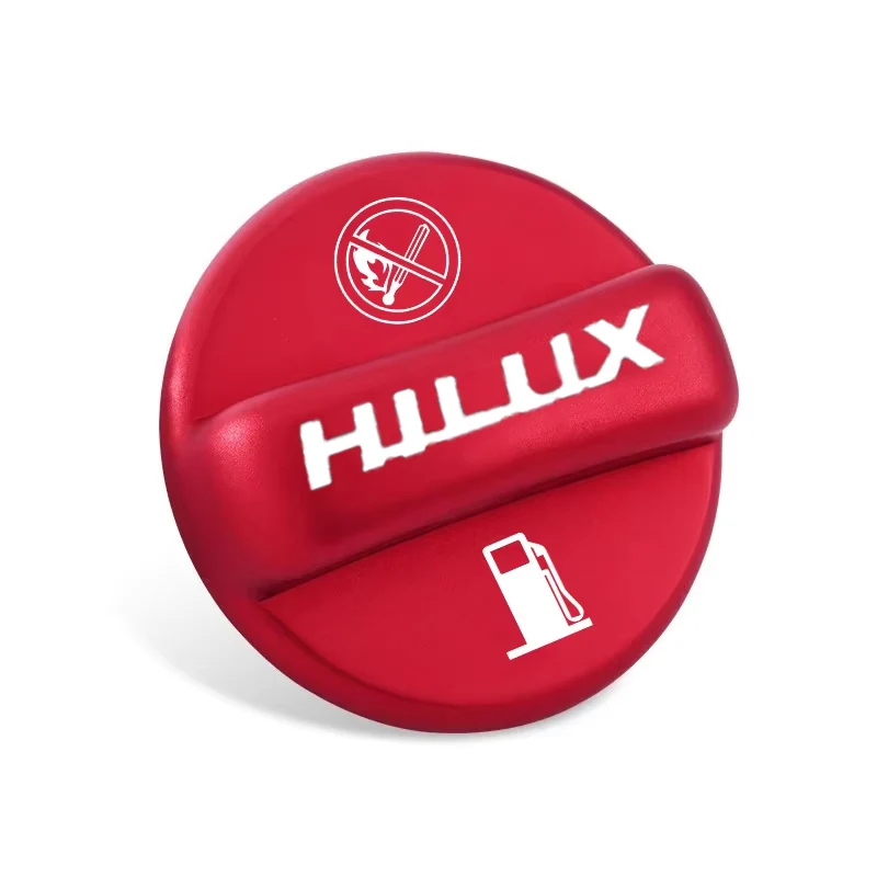 

Крышка топливного бака автомобиля, крышка из матового алюминиевого сплава для Toyota Hilux, металлическая крышка бака с логотипом, отделка, автоаксессуары