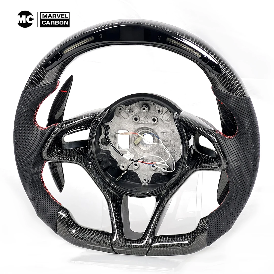 Светодиодный дисплей на руль из углеродного волокна совместимый с McLaren 720S 520S