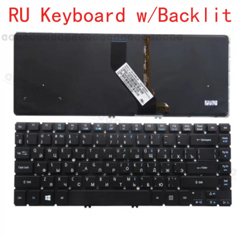 Новая клавиатура AS+USRU для ноутбуков Acer Aspire V5-471, V5-471G, V5-471PG, V5-431 серии, замена клавиатуры (art.: 3920d91eddf83) - 3920d91eddf83