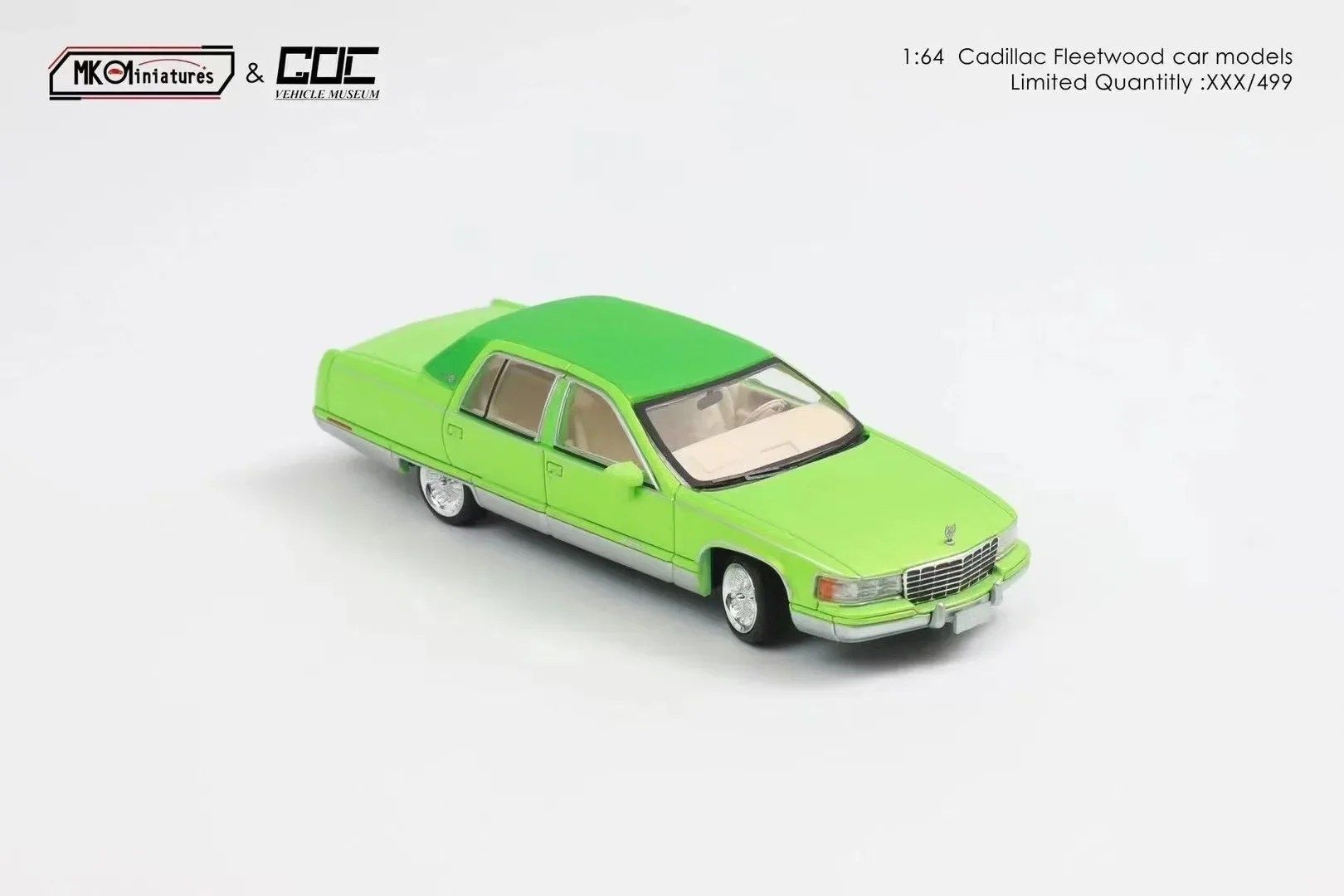 **Ограничено ** Литая под давлением модель автомобиля MK Miniatures X GOC 1:64 Fleetwood Lowrider CTE