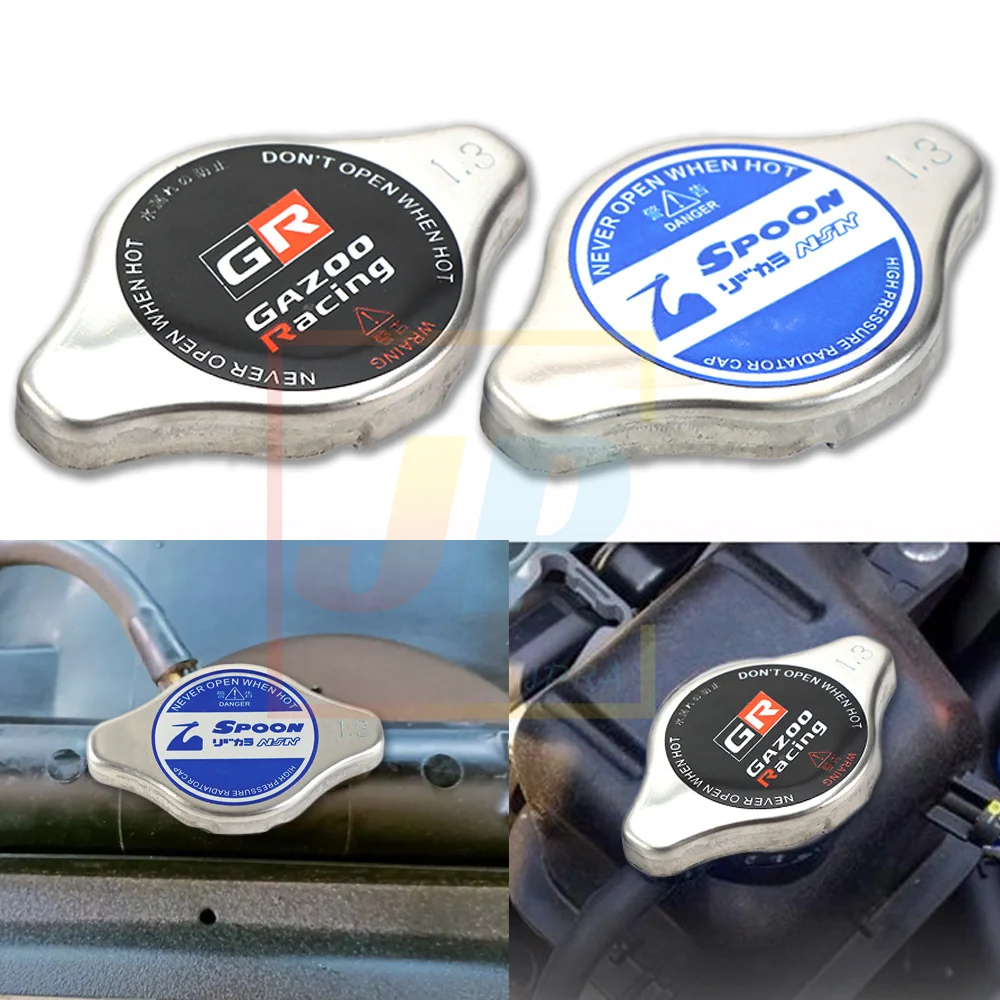 JDM универсальная спортивная ложка GR Автомобильная противоожоговая крышка