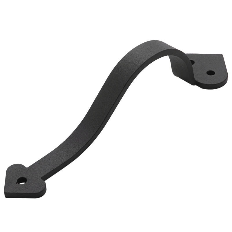 

9-1/8 дюйма матовая черная Боковая ручка для раздвижной двери сарая в европейском стиле