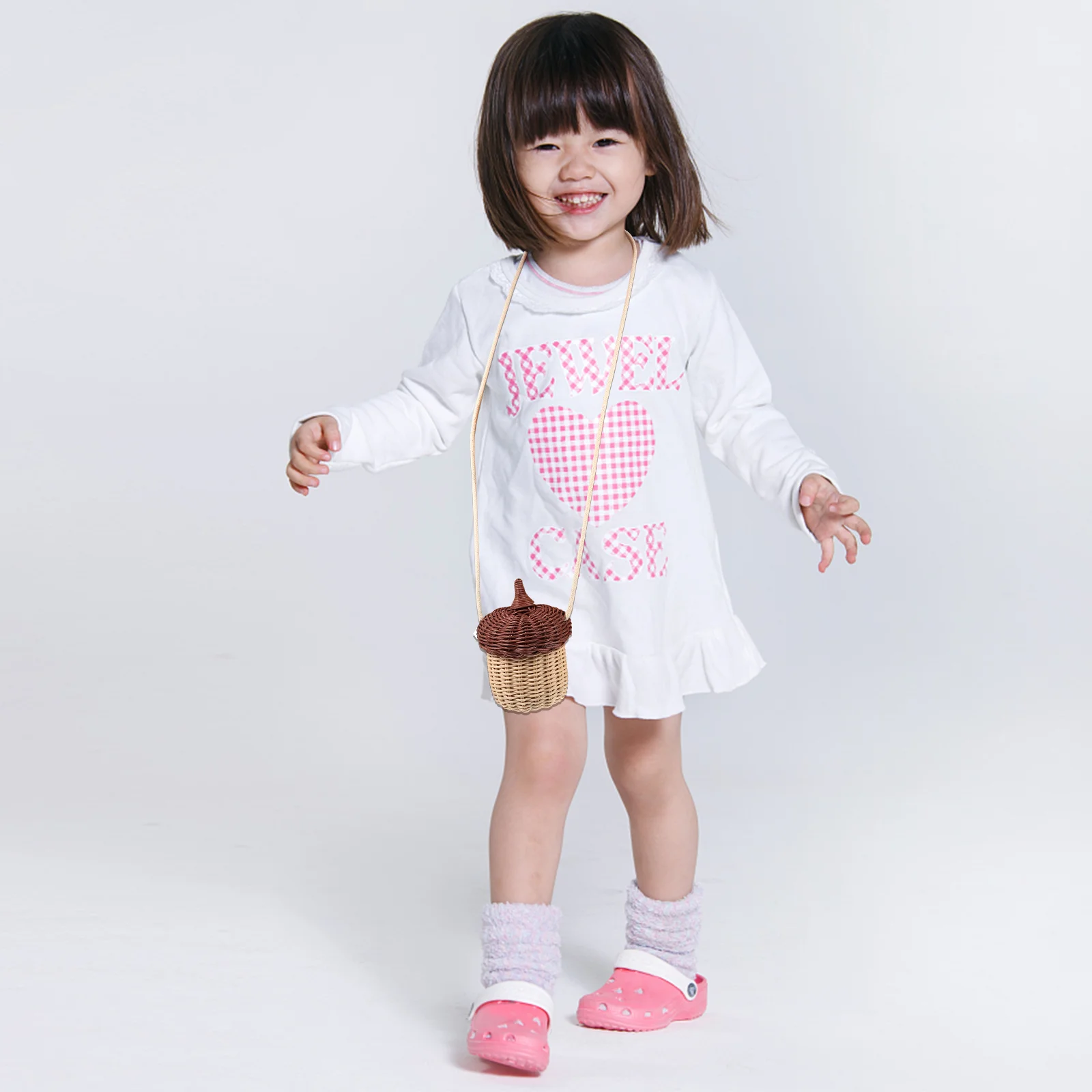 Женская плетеная корзина Настенная подвесная Сумка через плечо сумка-мессенджер