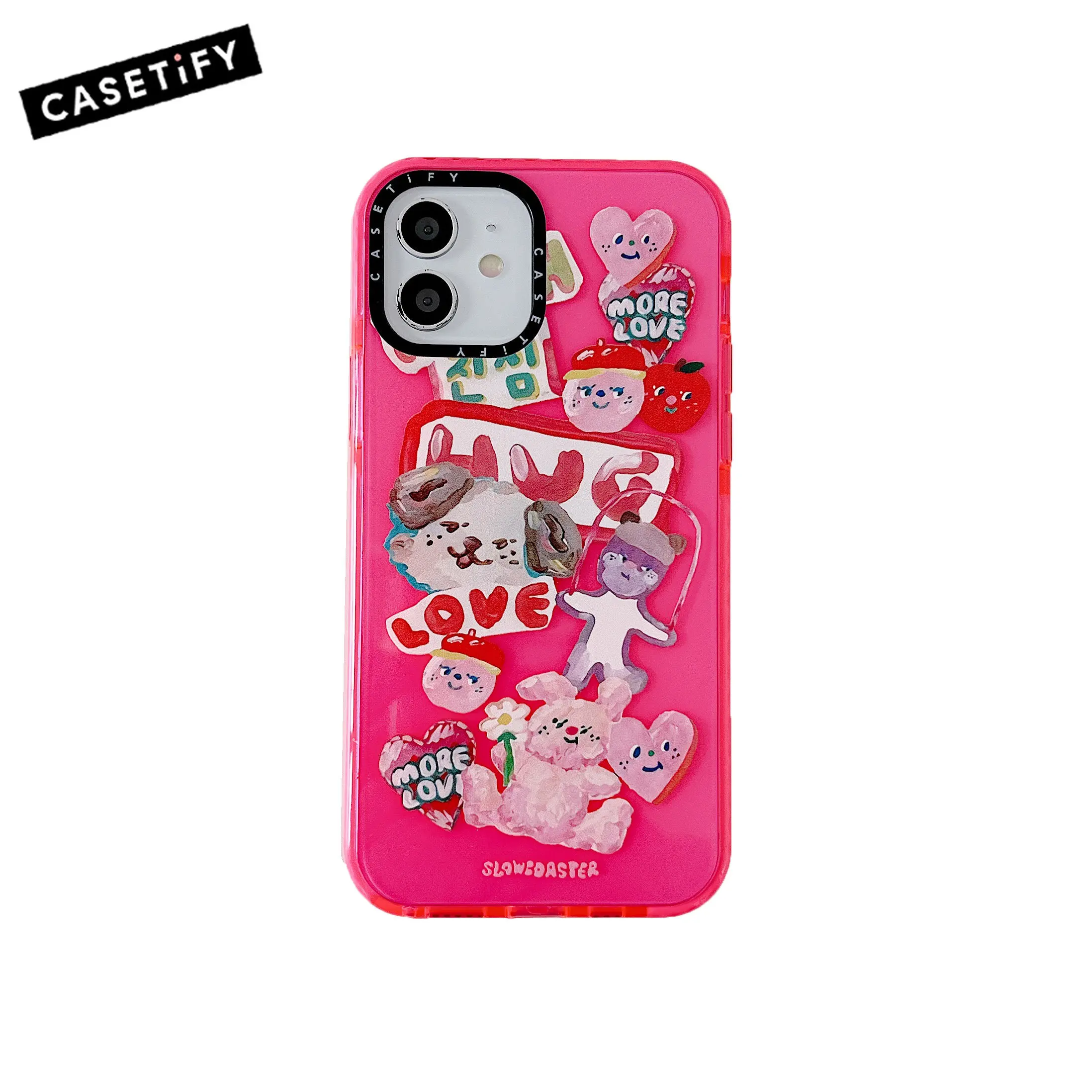 

Чехлы CASETIFY из ТПУ с красной милой куклой для iPhone 13, 12, 11, 14Pro, Max, XR, XS, XS Max, 14Plus, мягкий прозрачный чехол с защитой от падения для леди и девушек ...