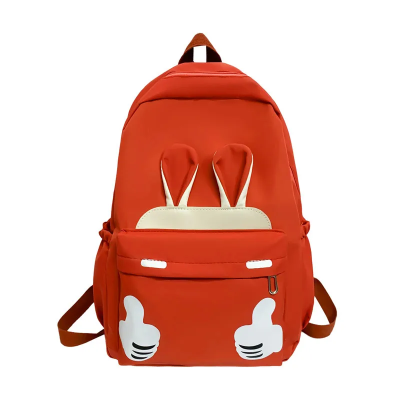 

Fashion Large Capacity Nylon Waterproof Women's Backpack Kawaii Casual Travel Schoolbag Teenagers Girls Cute Shoulders Bookbag