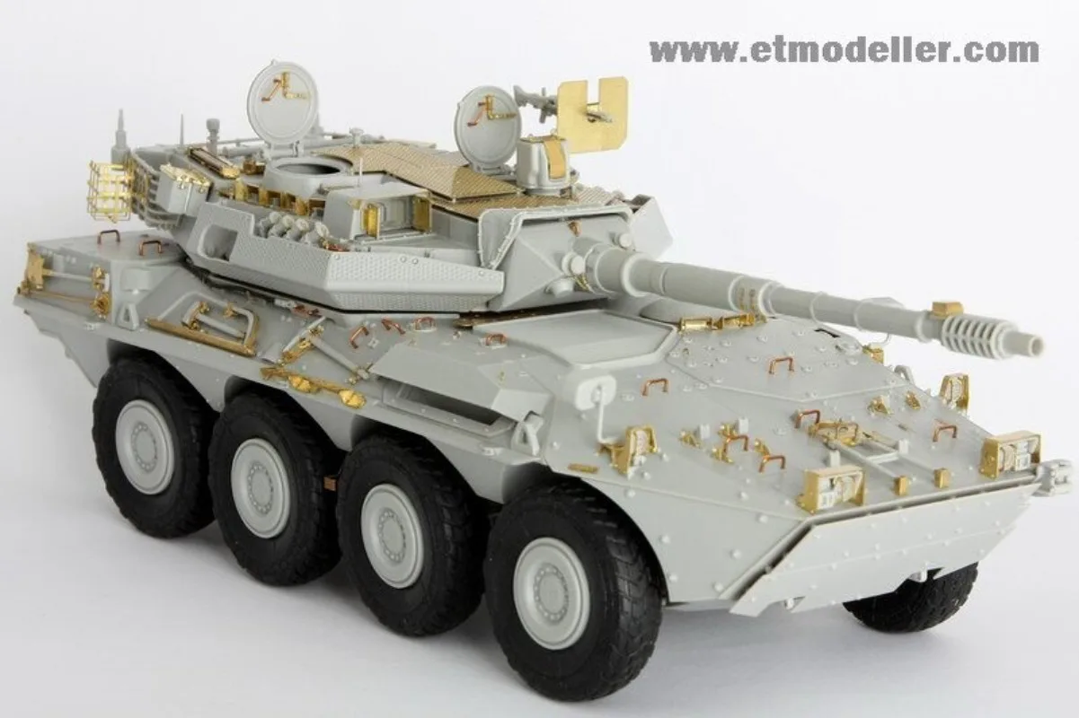 Фото E.T.MODEL 1/35 E35-003 Набор деталей из полиэтилена для модели испанской армии Centauro VRC-105, совместимый с TRUMPETER 00388 №3