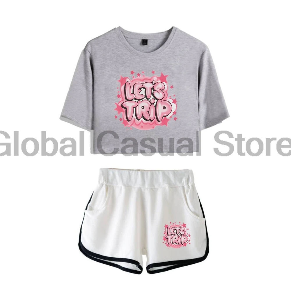 Новинка 2024 от Sturniolo тройной Аэрограф Let's Trip с логотипом Fresh Love Merch комплект из