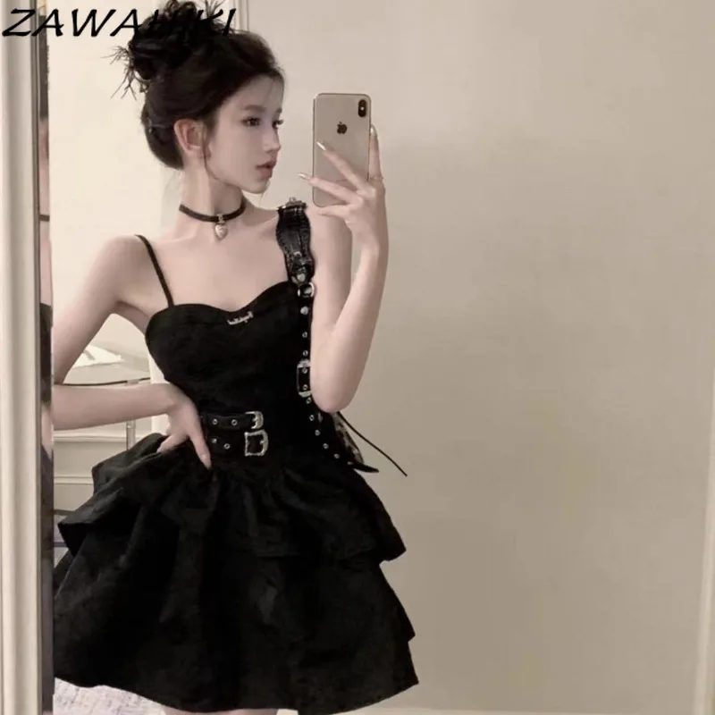 Комплект черного платья на пуговицах женская одежда облегающий бандажный