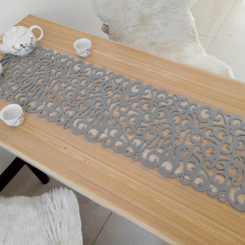 

New Arrival Felt Tablecloth Runner Table Mats Household Decorations Felt Pad to choose