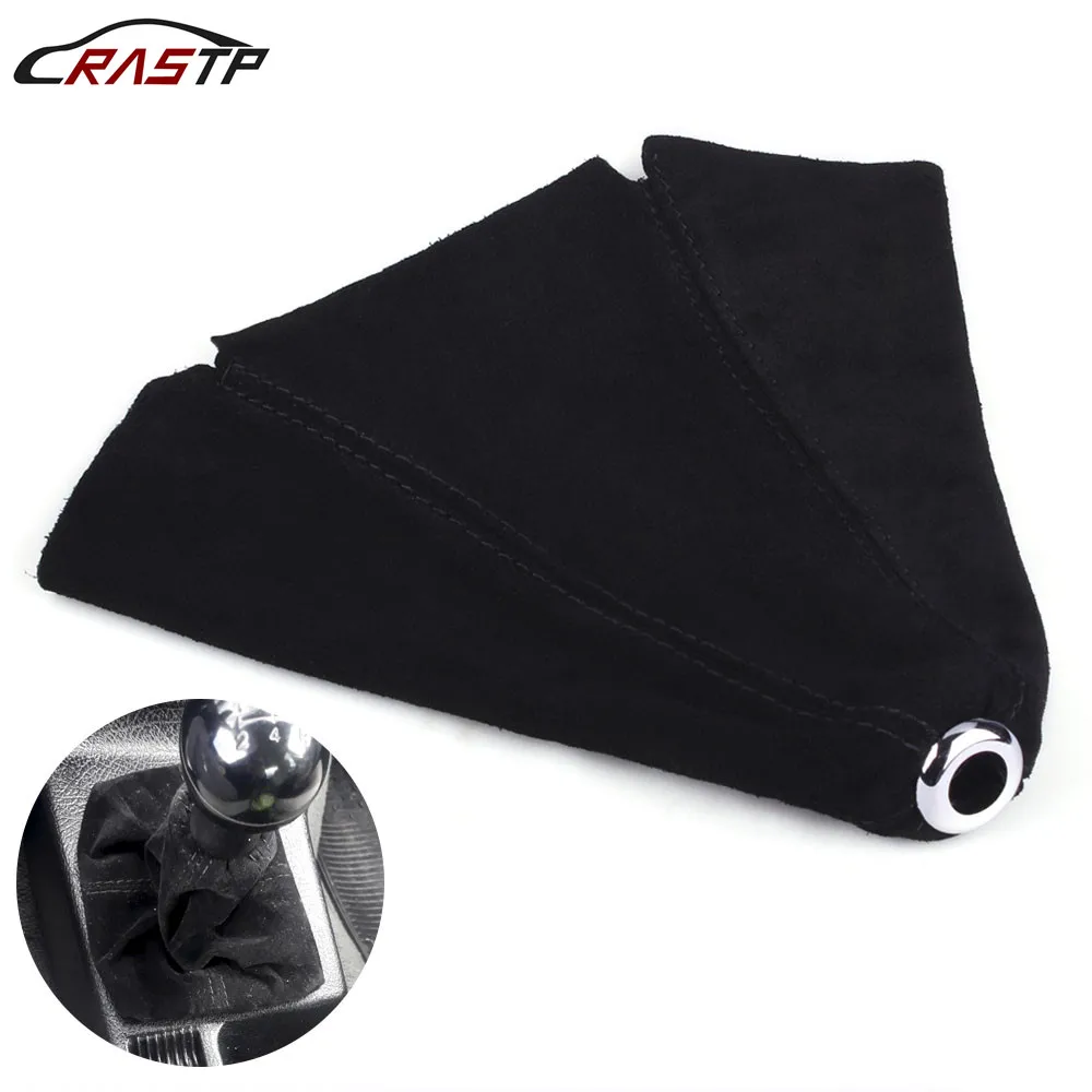 Фото RASTP-Racing Car Universal Frosted Leather Car Gear Shift Knob Boot Gear Head Dust Cover RS-SFN002 №1