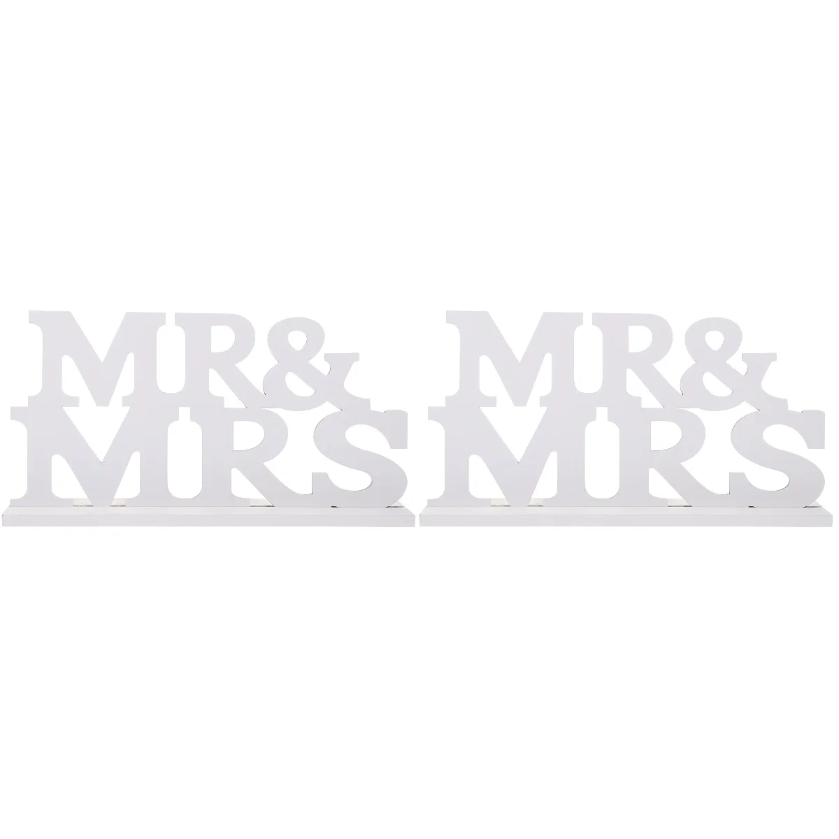 

2pcs Valentine Sign Wedding Desktop Centerpiece Romantic Table Ornament