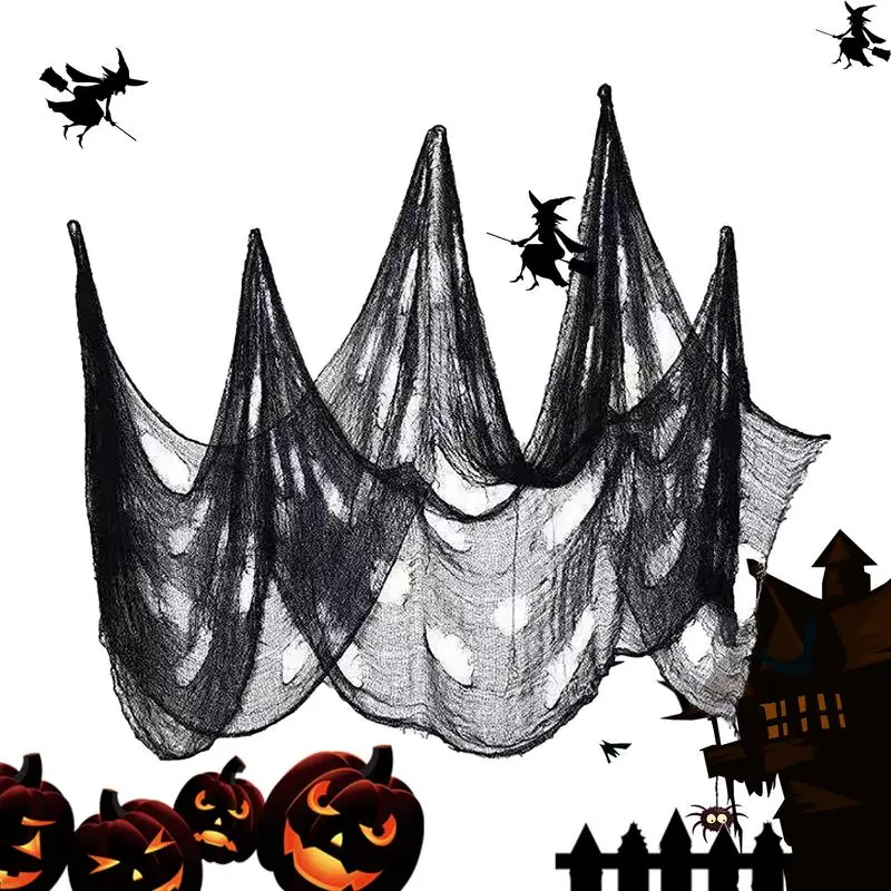 

Spooky Gauze Decorations Scary Gauze Drapes Scary Gauze And Spooky Fabric Large Drape Gauze Decorations Halloween Fabric For