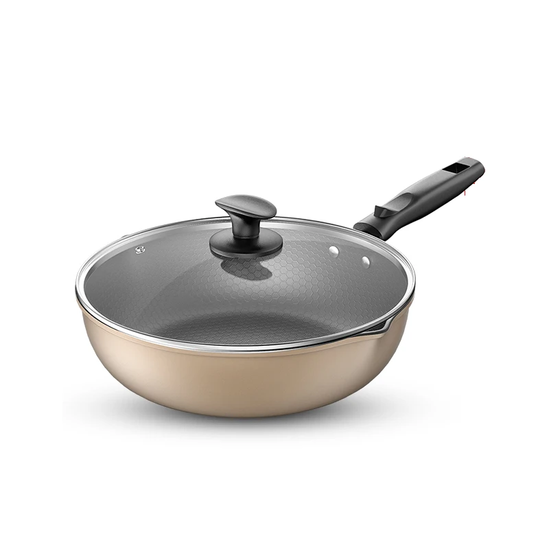 

Stainless Steel Wok Craft High Quality Fire Non Stick Cooking Pot Traditional Chinese Handmade Frying Temperos Cookware Iron Pan