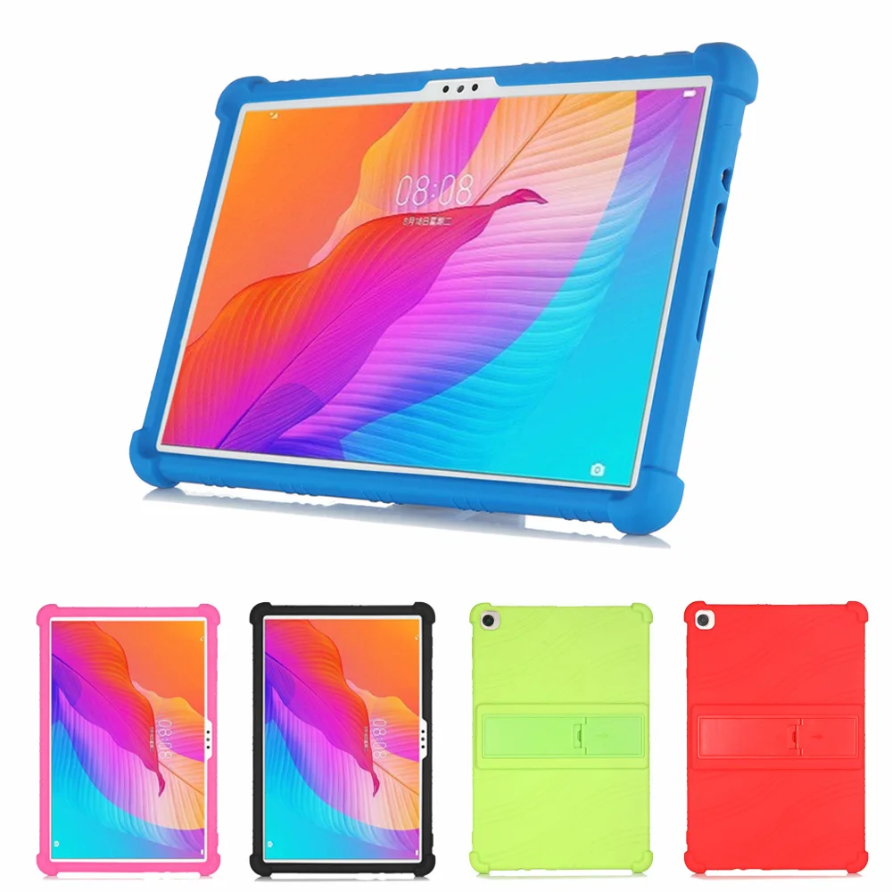 

Мягкий противоударный чехол для Huawei MatePad T10 AGR-L09 9,7 дюйма, силиконовый защитный чехол для планшетного ПК с подставкой
