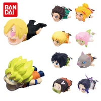 1pcs cute iphone android usb protector cable bite japanese hot kawaii anime demon slayer one piece figures for children gift toy