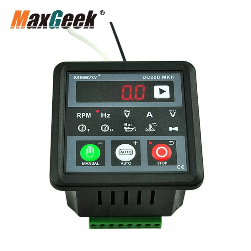 Контроллер генератора Maxgeek MEBAY DC20D MKII для дизельных и бензиновых генераторов