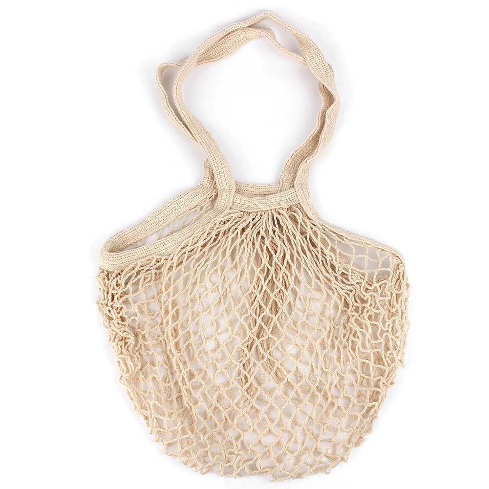 

Hollow Shopping Mesh Bag Fruit Storage Knitted Handbag Reusable Grocery Net