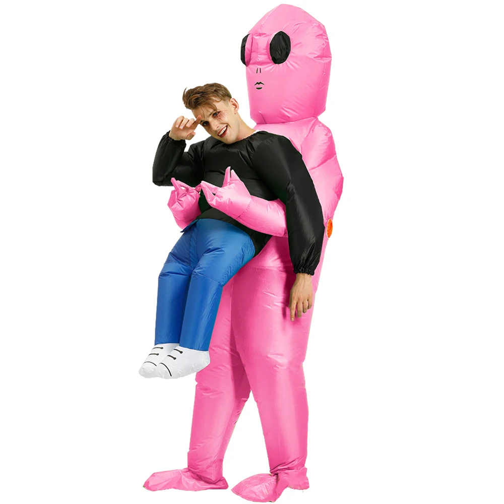 

New Kids Adult Alien Inflatable Costumes Cartoon Amine Mascot Dress Suit Funny Purim Halloween Christmas Party Cosplay Costume