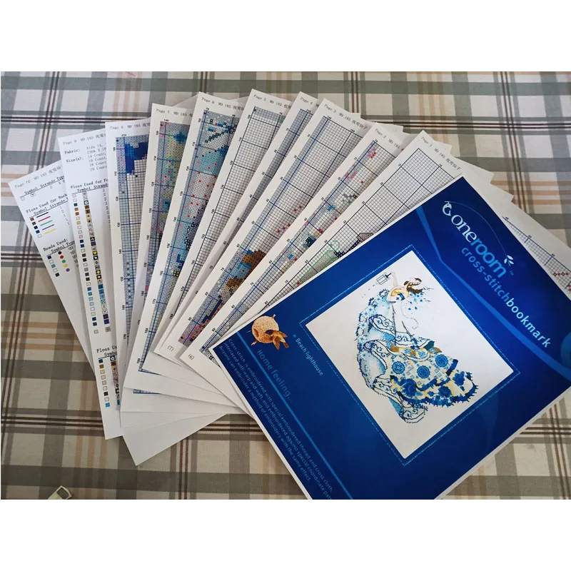 Набор для вышивки милой маленькой девочкой электронный рисунок вышивка