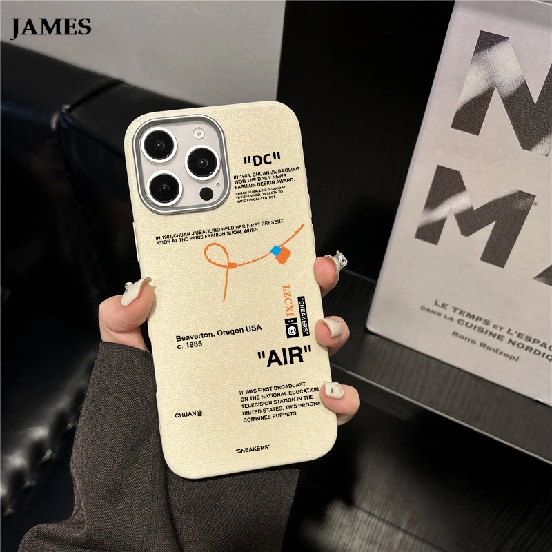 Новый кожаный чехол для телефона с воздушным шнурком iPhone 16Pro 15 11 12 13 14 16 Pro Max Plus 16pro