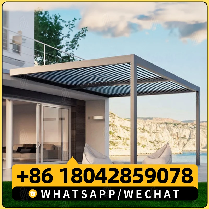 Uogel Открытый Современный Стиль Алюминиевая Пергола Садовый Сад Навес
