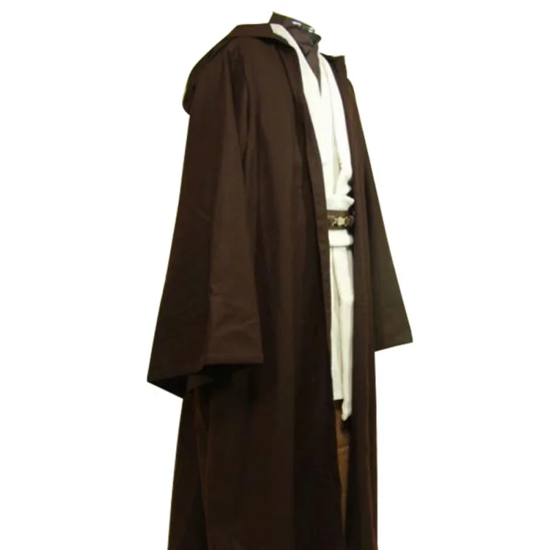 

Star Cosplay Wars Jedi Costume Master Obi Wan Obi-Wan Kenobi Cosplay Costume Ben Tunic Outfit Cloak/Robe