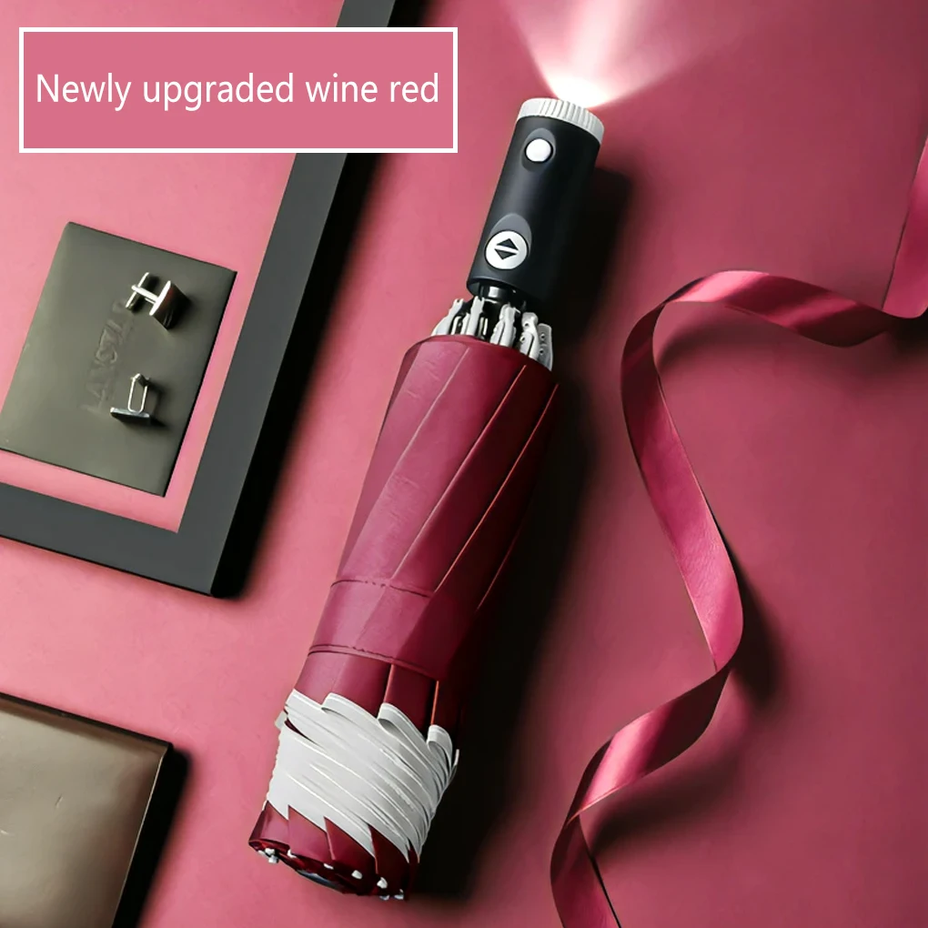 

Автоматический перевернутый зонт, 3 складных ручных модных дождевых зонтика, непромокаемые поставки, уличные дорожные, кемпинговые, серые