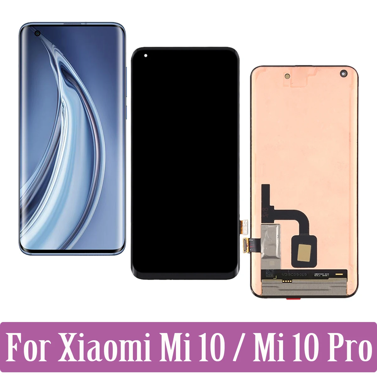 6.67'' AMOLED For Xiaomi Mi 10 Pro 10Pro LCD Display Touch Screen Digitizer Assembly For Mi10 Pro M2001J2G M2001J2I M2001J1G LCD