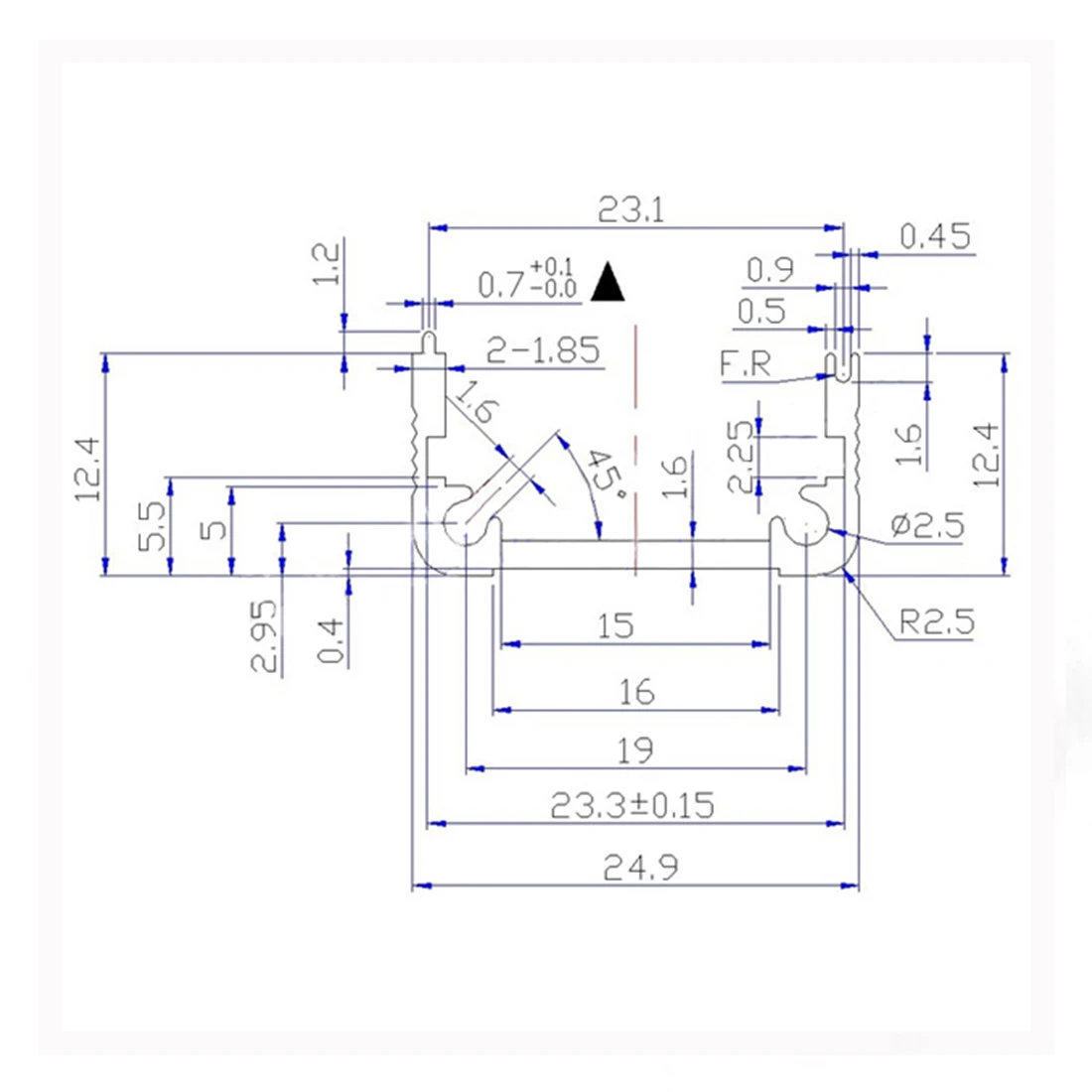 5pcs Aluminum Enclosure PCB Project Junction Box 25x25x40mm DIY Electronics Enclosure Split Box