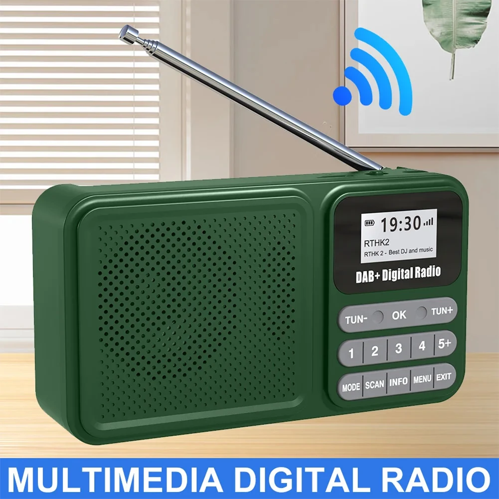 FM-радиоприемник с поддержкой Bluetooth и солнечной батареей ЖК-дисплеем