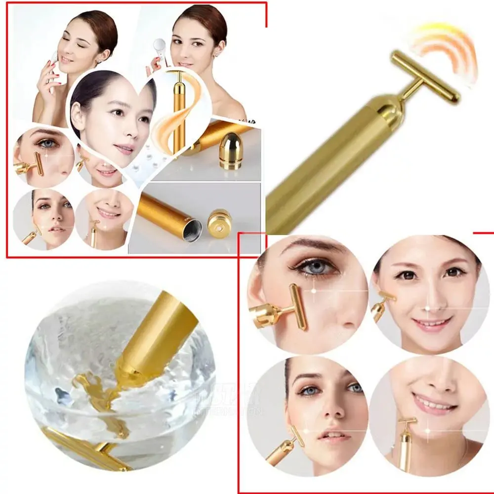 

Anti-wrinkle 4 head skin facial massager set ergonomic design practical products