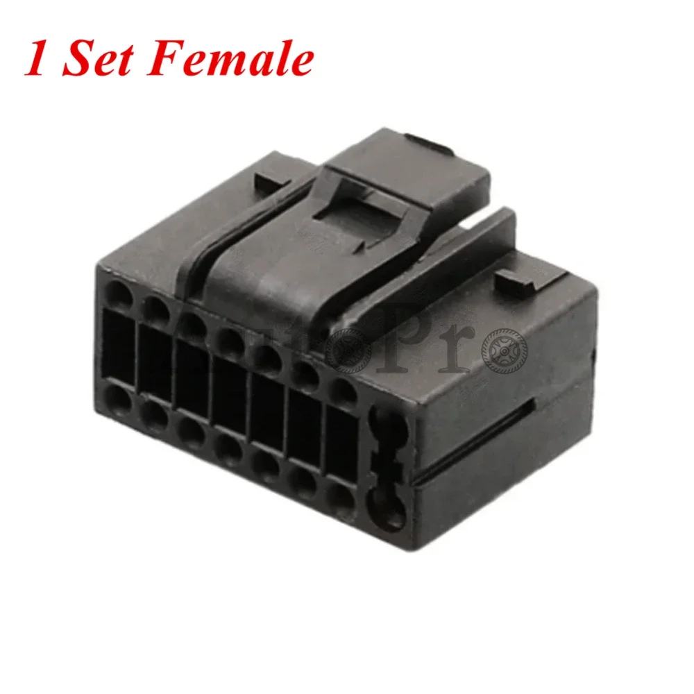 

1 комплект, 16 отверстий 51128-1601, разъем переменного тока в сборе, автомобильный навигационный разъем, автомобильный провод, кабельная розетка для Honda CRV