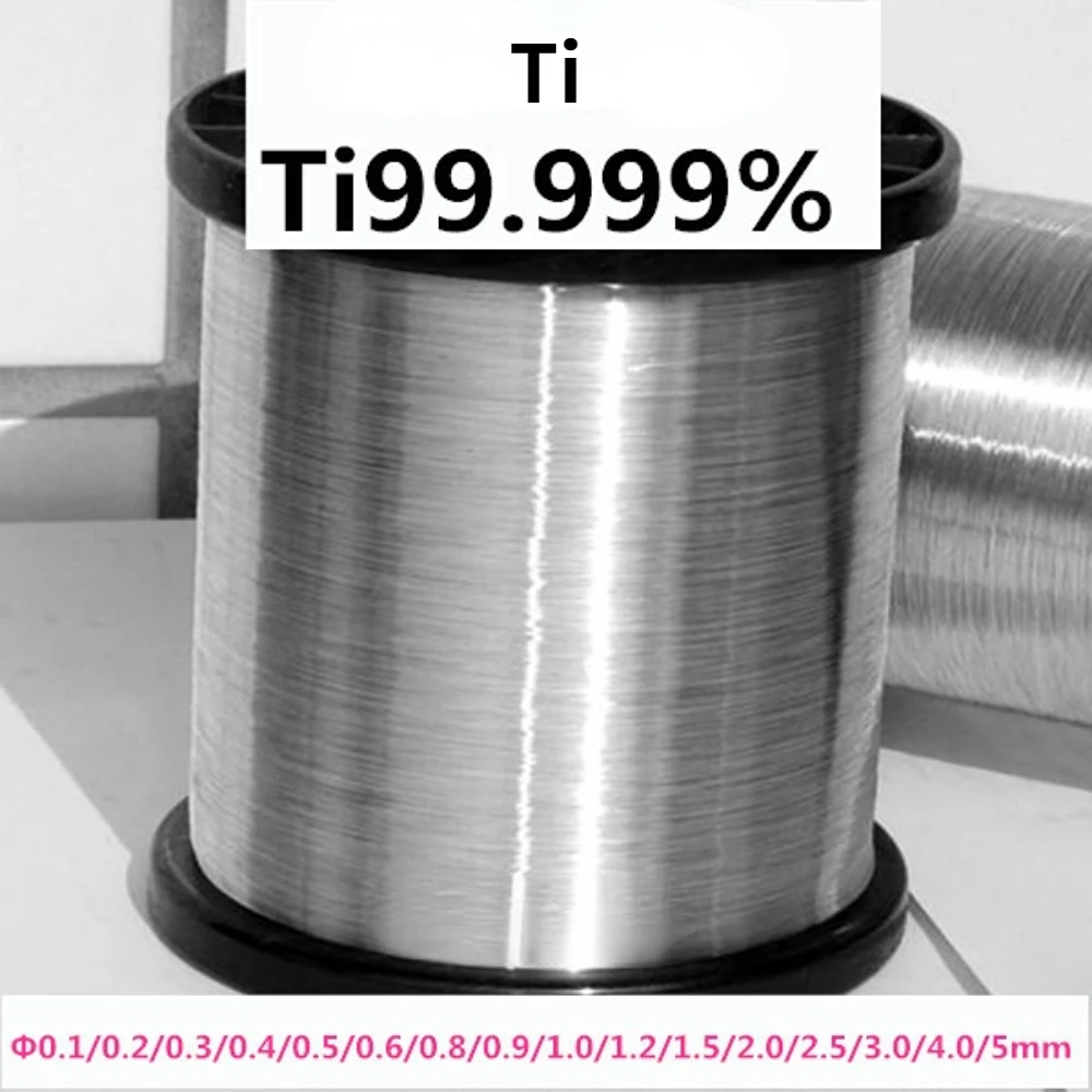 

1000mm Titanium Wire Diameter 0.1mm-8mm for Scientific Research