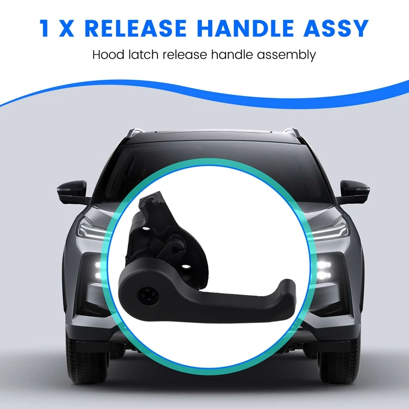 Car Hood Latch Release Handle Assy-For Jac Refine S3 S2 S5 M4 T6 T8 Pickup Truck Js2 Js5 Opening Wrench Holder