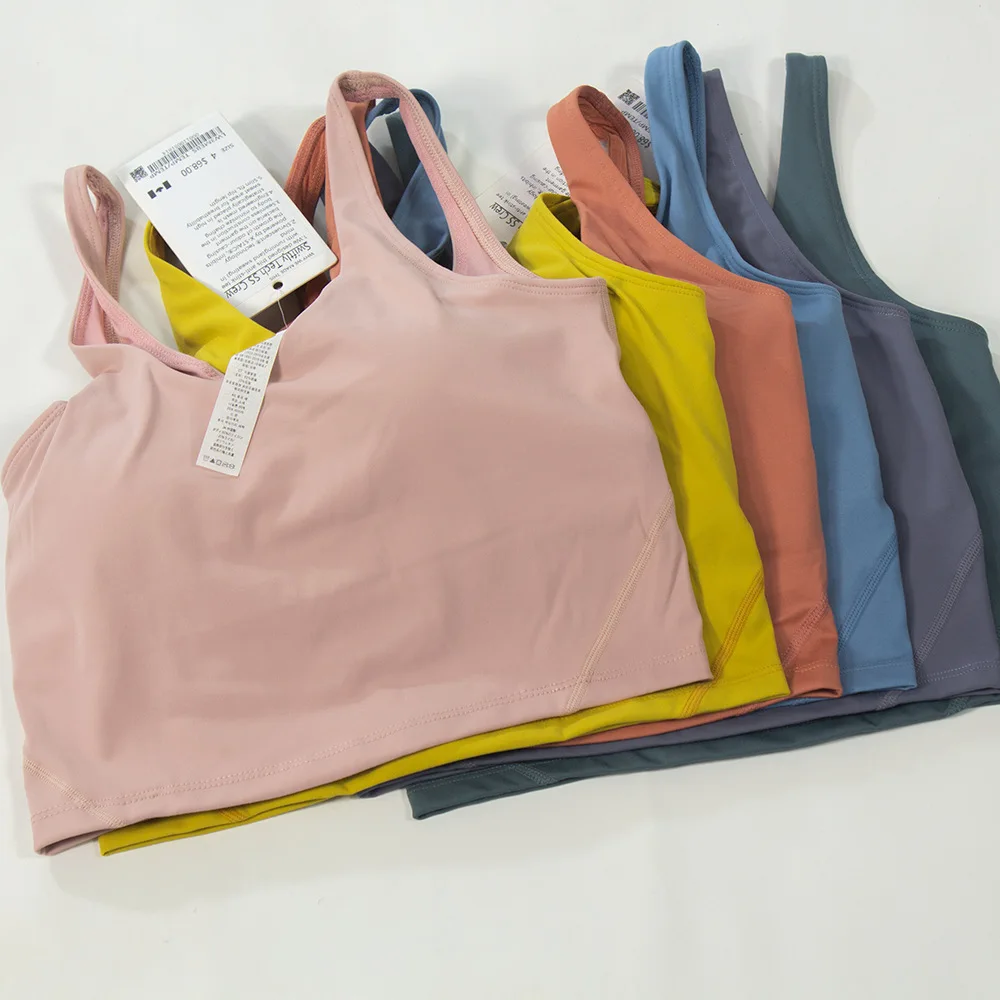 luluwomen U-Back Workout Gym Yoga Bras Women Racerback Tank Sexy Sports AlignCrop Tops Sport Bra