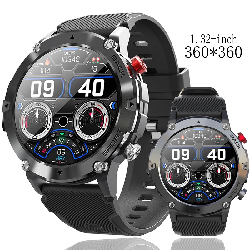 

2022 Full Touch Smart Watch Men Bluetooth Call Ip68 Waterproof Sprot Watches Round Fitness Tracker Smartwatch For Xiaomi Android