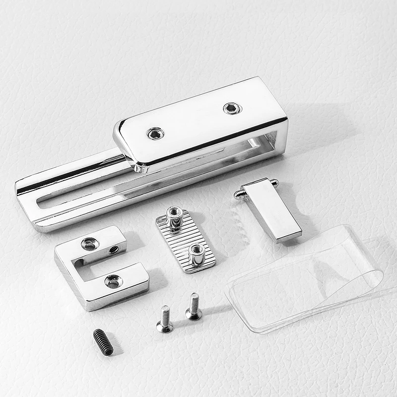 

Frameless shower room sliding door Lock/bolt/Doorstop,for glass thick 6-8mm,or Screen partition door,Glass hardware