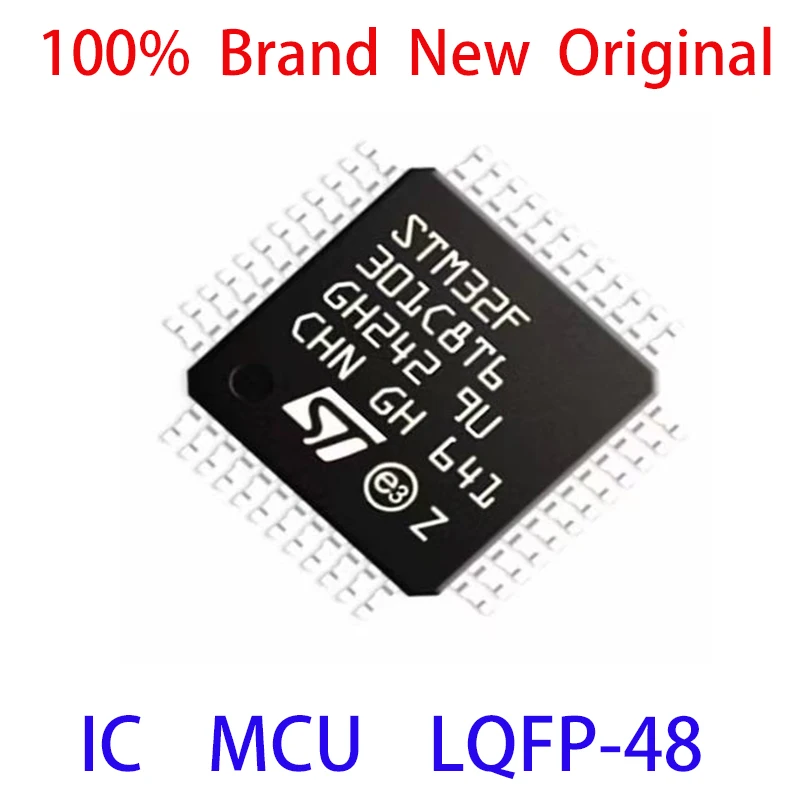 

STM32F301C8T6 STM STM32F STM32F301 STM32F301C8 STM32F301C8T 100% Brand New Original IC MCU LQFP-48