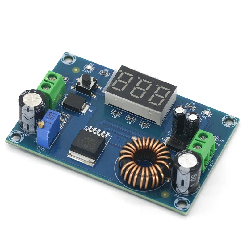 5A DC-DC преобразователь повышающий модуль источник питания цифровой вольтметр