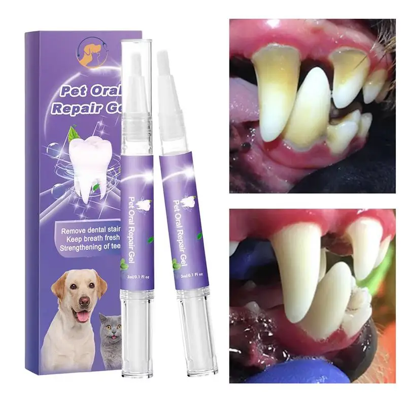 

Pet Oral Repair Gel Eliminate Bad Breath Natural Dog Toothpaste Teeth Brushing Cleaner Gel Pet Breath Freshener For Dogs Cats