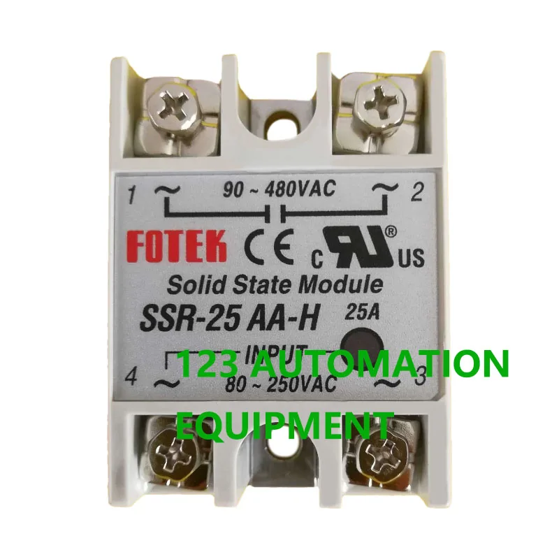 

Authentic New FOTEK SSR-25AA 40AA 50AA 75AA-H Solid State Relays 25A 40A 50A 75A SSR High Voltage