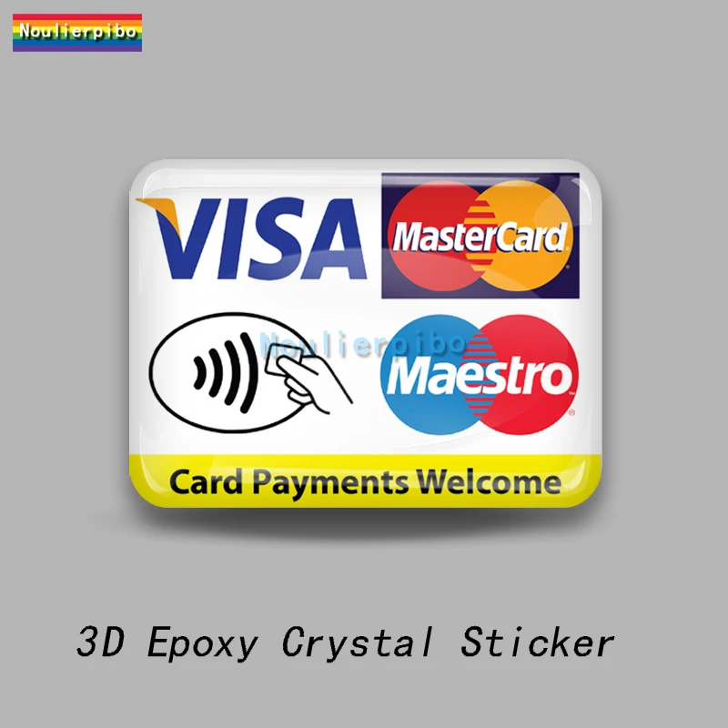 

3D стерео практичная эпоксидная купольная Гибкая Автомобильная наклейка бесконтактная Кредитная Бесконтактная карта Maestro VISA Кредитная карта ПВХ Виниловая наклейка