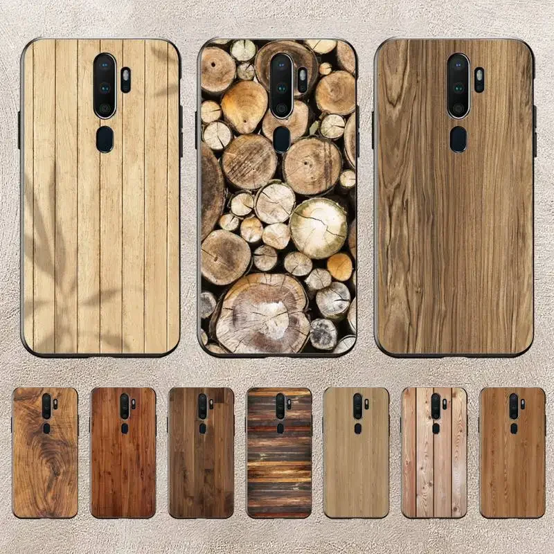 Etui na telefon z wzorem drewna dla Redmi 9A 8A 6A Note 9 8 10 11S 8T Pro K20 K30 K40 PocoF3 Note11 5G Case