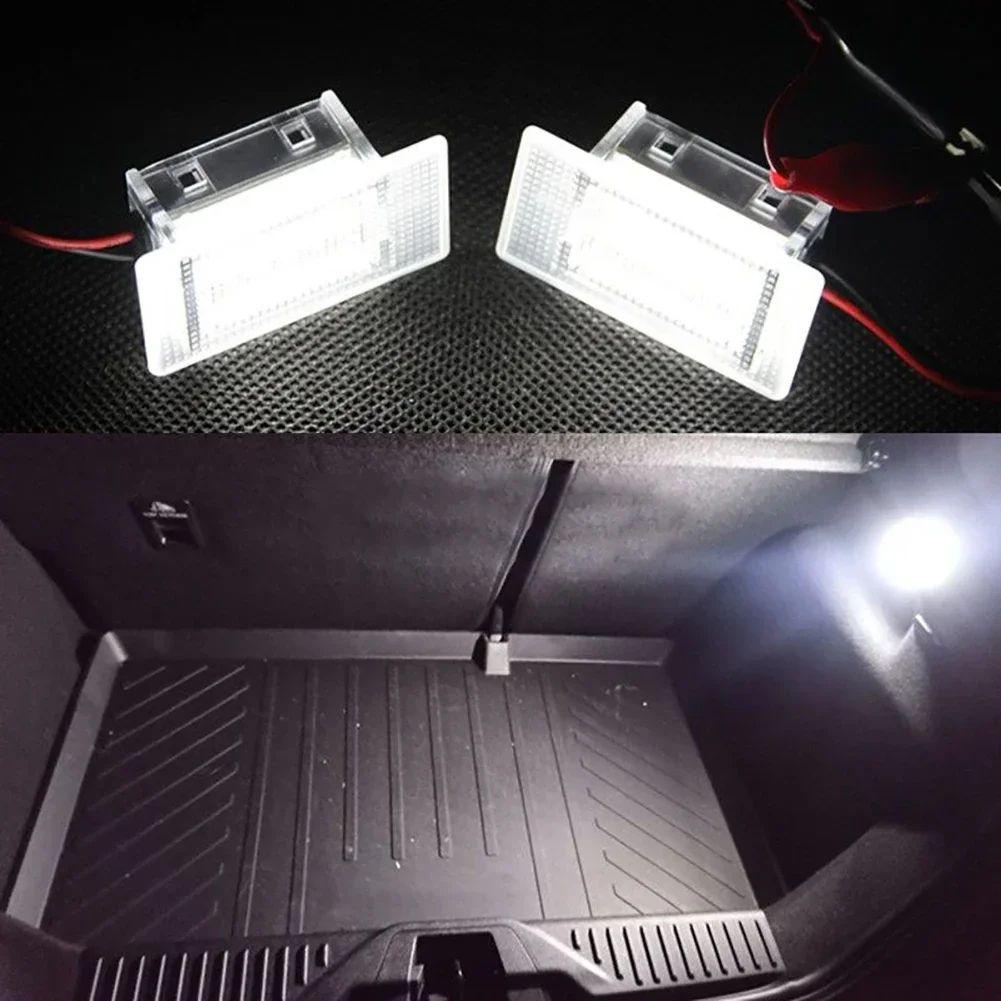 Фото Светодиодная подсветка салона Plug & Play белого цвета для Ford Focus, Fiesta, EcoSport, Escort, Mondeo: подсветка дверей, багажника, грузового отсека №2