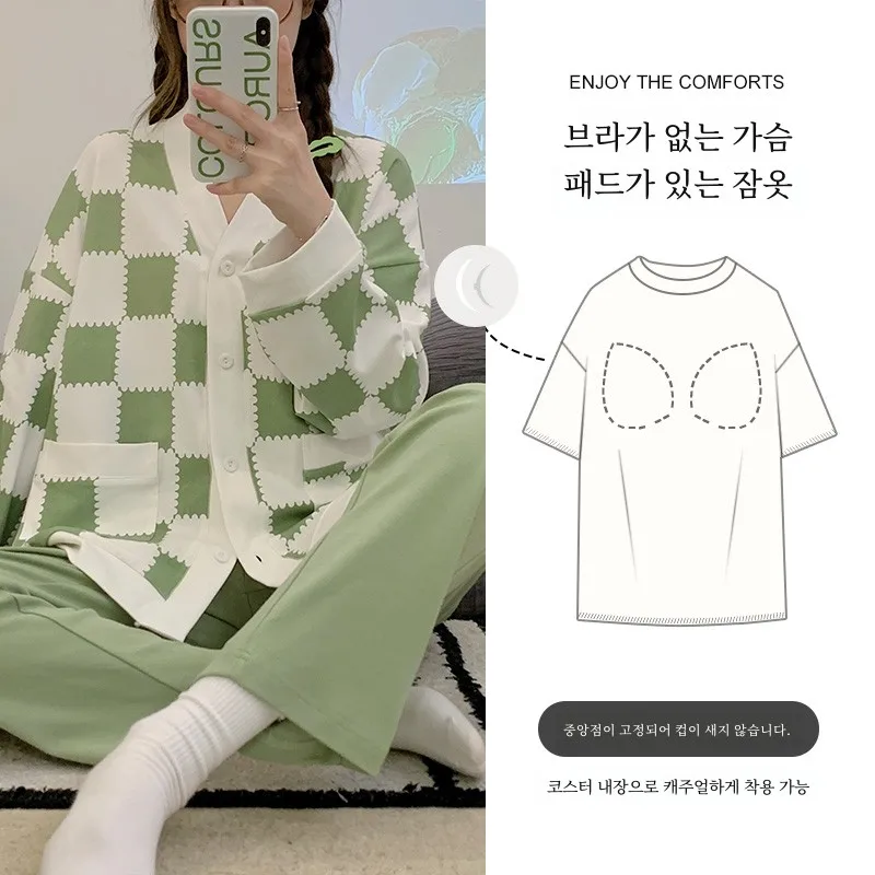 Цельная пижама Pacha Dog с накладкой на грудь для девочек весна и осень 2024 новинка