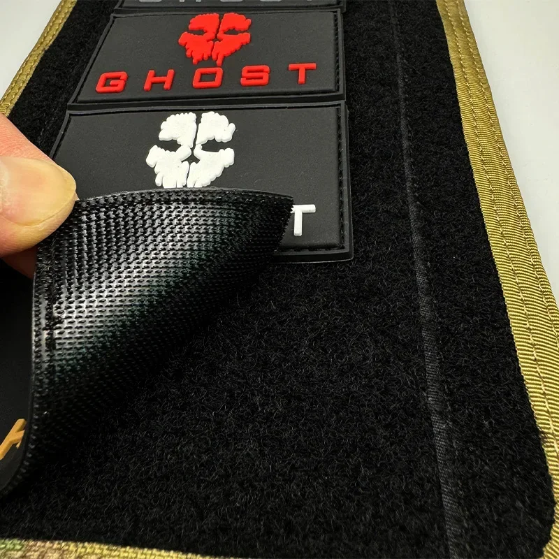 Светящаяся маска-призрак значок на моральный дух для одежды 3D военная нашивка