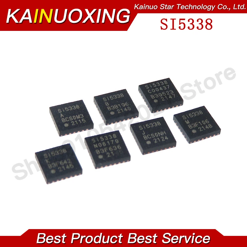 

1PCS New SI5338A-B-GM SI5338B-B-GM SI5338C-B-GM SI5338J-B-GM SI5338K-B-GMR SI5338M-B-GMR SI5338N-B-GMR QFN36 SI5338 New Original