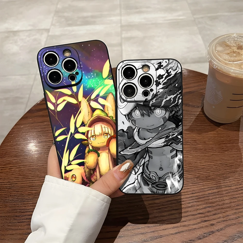 Made In Abyss Anime Phone Case For 15 Pro Max Iphone 14 16 12 Plus 13 11 Xr X Xs 8 7 Silicone Back Cover